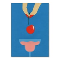 AmericanFlat Cherry Nails II by Rosi Feist Art Art Print