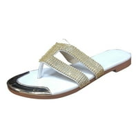 CLlios sandale za žene otvorena platforma za prste flop sandale casual ljetni glenet za gležnjeve split-nožni jastuk cipele