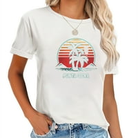 Punta Cana Retro Vintage 80-ih Stil Šarmantna majica kratka rukava sa grafičkim printom - slatki vrhovi