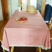 TABLEFLOTH PLAIRANI CRVENOG TABERA Čvrstoća ruba za ručavanje pamuka pamučna platna stolna krpa na domaćem