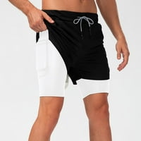Muški trke, vježbanje trčanja za muškarce, 2-intealth šorc, teretane Yoga sportskih kratkih hlača