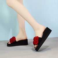 SHLDYBC papuče za žene, žensko ljetni modni casual clip nožni flip flops neklizajući klinovi papuče