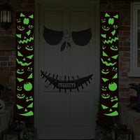 Lacyie Halloween trijem potpisuju baneri luminozni kouplet baneri kućni dekor