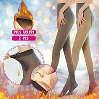 Aufmer bavi tajice čarape modne noge lažne prozirne dame drže topla čvrst runo pantyhose u školu