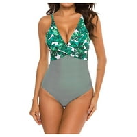 Print ženske kupaći kostim kupaći cvijeće Push-up kupaći kostimi odijelo bikini kupaći kostimi tankinis set