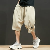 Muške šorce muške sportske kratke hlače prugasta jogging dno ljetne pantalone za trening sa džepovima