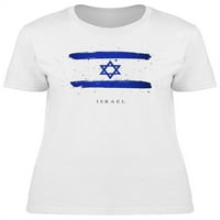 Zastava države Izrael Majica Žene -Image by Shutterstock, Ženska 3x-velika