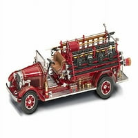 Vatrogasna motor Buffalo Tip, Crvena - Potpis puta - Kolekcionarski model diebible modela