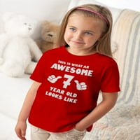 TStars Kids 7. rođendan majica - smiješno 'Ovo je ono što izgledaju fenomenalni 7-godišnji liči na'