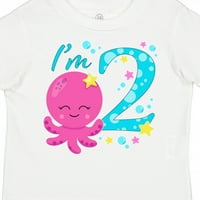 Inktastic Ja sam dva slatka hobotnica za rođendanski poklon mališani majica ili majica za djecu Toddler