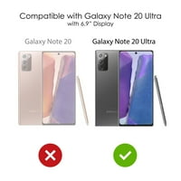 Case za razlikovanje za Samsung Galaxy Note Ultra - Custom Ultra tanka tanka tvrda crna plastična pokrov