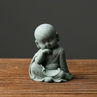 Mini monk statua statua tablice umjetnosti ukras za kućnu sobu Poklon za kućni komar