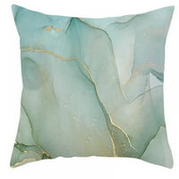 Jastuk pokrov mramorna tekstura tirkizni ukrasni bacanje jastuci, luksuzni apstraktni umjetnički jastuk