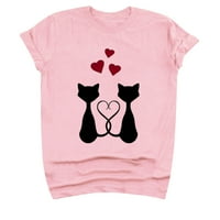 Ženski odobrenje ispod $ zaljubljeni za Valentinovo okrugli vrat majica, majica Pink XXXL