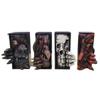 Sunčić Decre Decor Decor Halloween Skull Resin Artware Domaća ukrasi Dekorativni alati