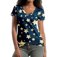 4. jula Grafička majica za žene, majice Ležerne prilike, 3D print T košulje Žene žene T majice, 2xS-8XL