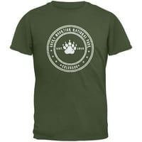 Rocky Mountain Nacionalni park Vojna zelena majica mladih - Mladi medij