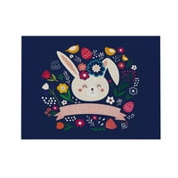 Oavqhlg3b Happy Eastery Bunny Placemats Stolni prostirke za trpezarijski stol, proljetni sezonski odmor Uskršnji ukrasi Vintage PASEBLE TABLE ZA HOME Uskrsni dekor