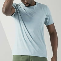 Muška majica Muški kratki rukav Summer Nova ledena svilena majica Casual Sports Fitness Prozračne modne