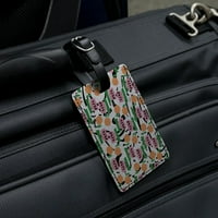 Moderna umjetnička voćna pravokutna kožna prtljaga kofer prtljaga