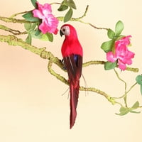 Kreativni pero umjetni papagaj za imitaciju ptica Model kuće na otvorenom Vrt Umjetni životinjski vrt Prop Dekoracija