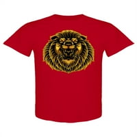 Lion glava grafička majica Muškarci -Image by Shutterstock, muško 3x-velika