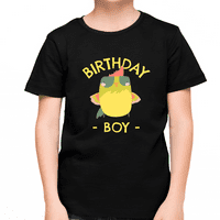 Slatka rođendana majica Boy Birthday Boy majica Parrot Rođendanske majice Birthday Boy odjeća