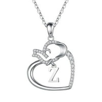Goodluck Love Heart Privjesak ogrlica nakit za žene