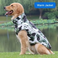 Odjeća za pse Šarena reflektivna jakna za vodootpornost Zimskog prsluka za zgapljujuća kaput zimska kućna odjeća vodootporni refleksni kaput za male srednje velike velike pse S-6XL bijeli