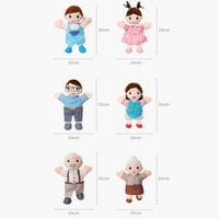 Kripyery interaktivni prst lutkarska fina izrada tkanina Obiteljska tema Obrazovna lutkačka lutka igračka