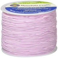 Shirring elastične niti za šivanje - tanka sitna elastična nit za šivanje za šivanje mašina za pletenje mandala zanatima ružičaste boje