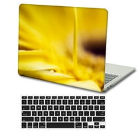 Kaishek kompatibilan sa MacBook Pro 13 Model otpuštanja futrole A & A1425, plastična poklopac s tvrdom kućišta + crna poklopac tastature, cvijet 1575