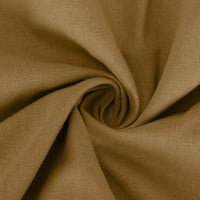 USMIXI Formalne haljine za žene Ležerne prilike sa labavim džepom Mekane pamučne platnene rezervoarske