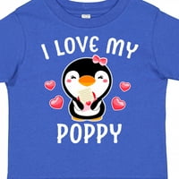 Inktastic volim svoj mak sa slatkim pingvinom i srcima poklon toddler majica Toddler
