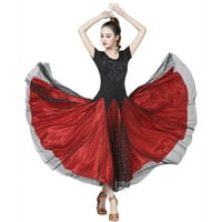 Dame FOXTROT Waltz plesne haljine plesne haljine Outfit za odrasle žene