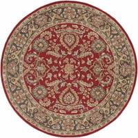 Hauteloom Hankamer Oriental Cvjetni dnevni boravak Rug -% Vunerska ruka - tradicionalni perzijski boemski vintage klasik - 7'6 9'6