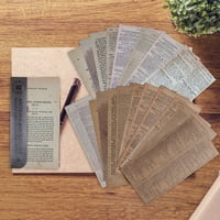 Retro ScrapBooking Materijal za papir Račun za ručni račun Dekorativni podložni papir