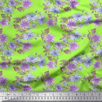 Soimoi viskoza šifonske tkanine i leptir cvjetni tiskani tkaninski dvorište širine