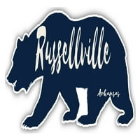 Russellville Arkansas suvenir 3x frižider magnetni medvjed dizajn