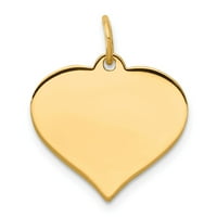 Jewels 14k žuto zlato srce za srce šarm