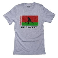 Bjelorusija Olimpijsko - terenski hokej - Zastava - Silueta Muška siva majica