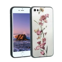 Kompatibilan sa iPhone Plus telefonom, cvjetnim kućištem, fleksibilni silikonski udarni futrov za iPhone plus
