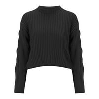 Durtebeua dugi džemperi za žene dugih rukava džemper skakači labavi fit puloveri