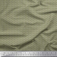 Soimoi pamučna voirana tkanina geometrijska maze za ljuljanje tkanine otisci sa dvorištem širom