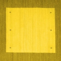 Ahgly Company Indoreni pravokutnik Sažetak žuti prostirke savremene površine, 5 '8'