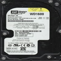 WD1600JD-55HBB0, DCM DSBHCTJAH, Western Digital 160GB SATA 3. Tvrdi disk