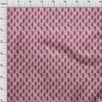 Onuone svilene tabby pastel ružičasti tkanini etnički blok zanatske projekte Dekor tkanina štampan dvorište