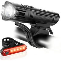 Ultra Bright USB punjiva bicikl set sa režimima svjetla, moćnim prednjim svjetlo biciklom i stražnjim