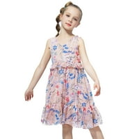 Duga elegantna haljina za žene cvjetne djevojke haljine haljine mališane ljetne rukavice bez rukava