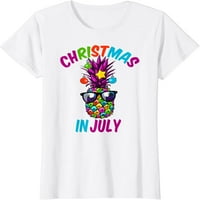 Božić u srpnju Majica smiješna ananas ljetna xmas poklon majica